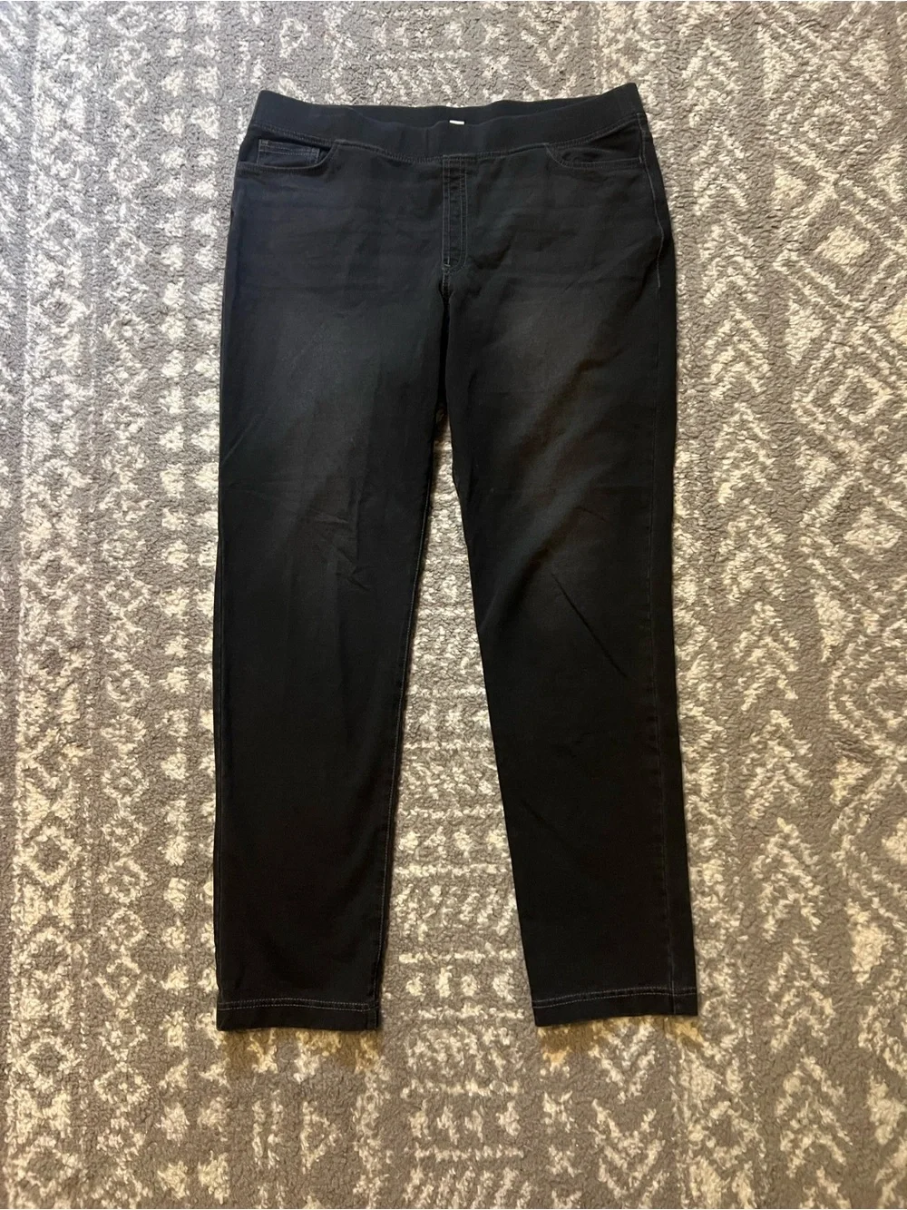 Pure Jill 5-Pocket Knit Pull-On Jeans size M (Zz106) - Picture 3 of 11